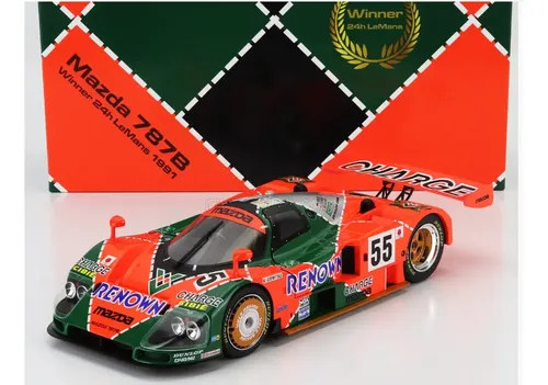 Mazda 787b Winner Le Mans 1991 Mazda Speed Werk83 1/18 | MercadoLivre