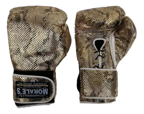 Guantes Boxeo Profesionales Morales, Kick Boxing, Muay Thai, MMA, Negro, 14  oz.