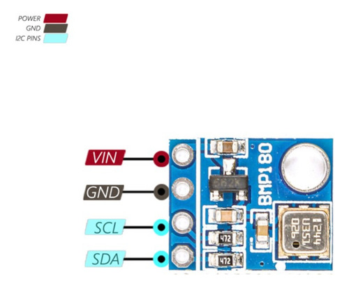 Bmp180 Sensor Pressão E Temperatura Arduino Gy-68