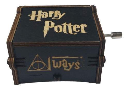 Caja Musical Manivela Harry Potter Hedwig Theme De Colección