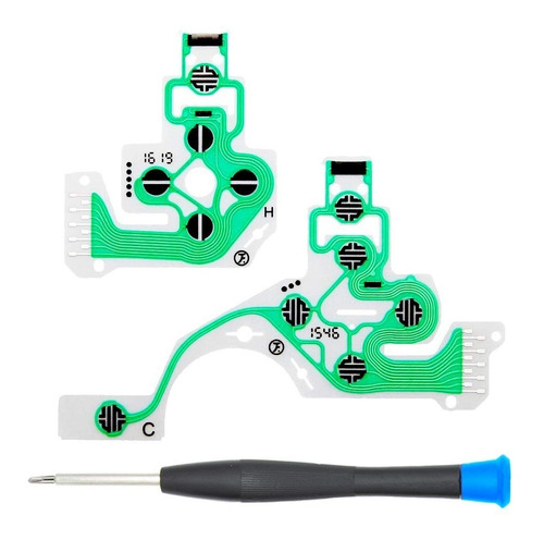 Film Flex Conductivo Circuito Control Joystick Ps4 Jds 030