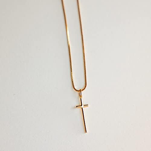 Collar Cruzado Flaco Forever Fervent | Oro 18k | Cadena CoLG