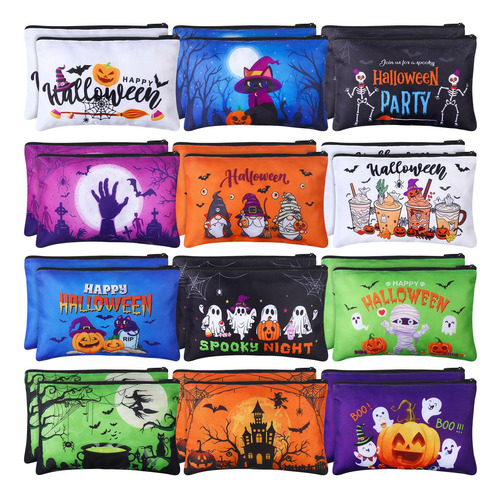 Bolsas De Maquillaje Blosssound Para Halloween, 24 Unidades,