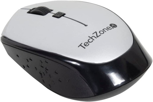 Mouse Inalámbrico Techzone Tz19mou01-inapl Negro Plata /v