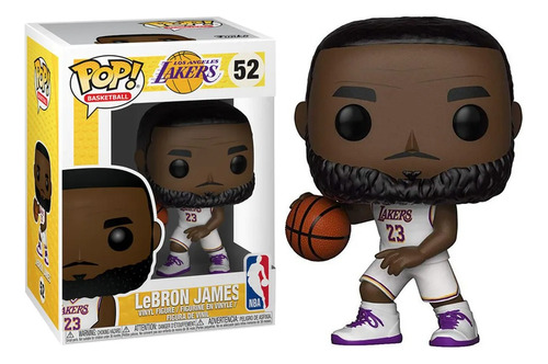 Funko Pop! Lebron James Uniforme Blanco #52 Caja Dañada