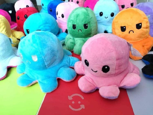 Peluche Pulpos Reversibles