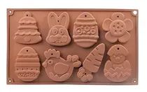 Comprar Molde Silicona Pascuas - Dije Conejo Huevo Pollito Gallina