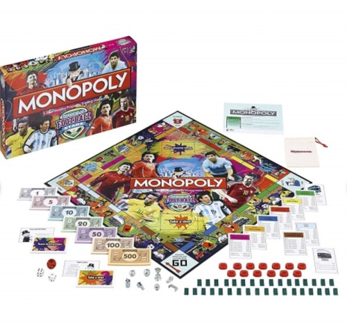 Monopoly World Football Stars Futbol Messi Ronaldo Y Fu11 Mercado Libre