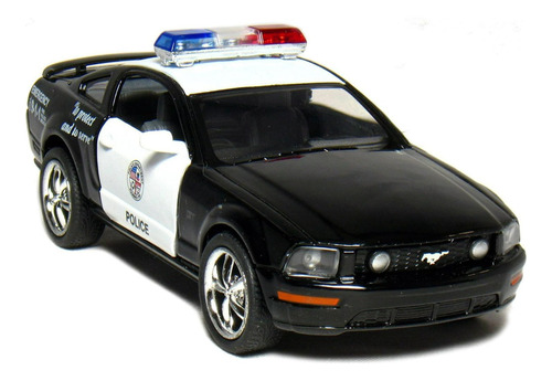 Ford Mustang Gt Policía  Negro Y Blanco 1 38 Toywonder