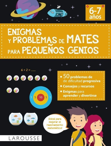 Libro Enigmas Y Problemas De Mates Para Pequeã¿os Genios ...