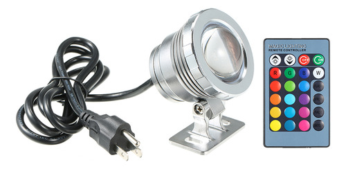 Luz Subacuática Con Control Led Remoto Ac85-265v 20w Rgb