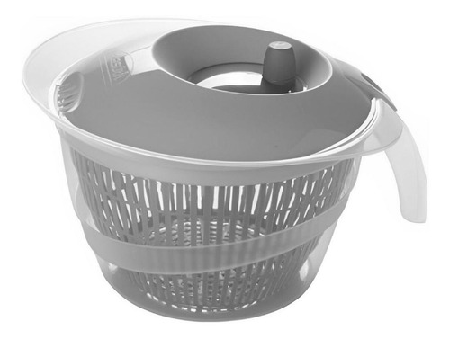 Secador De Salada Manual Com Cesto Para Escorrer 4 Litros