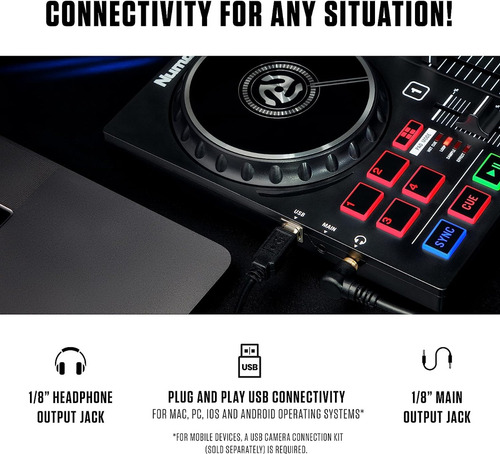 Numark Party Mix Ii Controlador Dj Con 2 Decks Y Luces