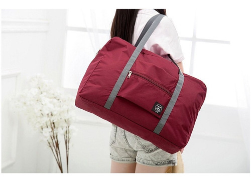 Imagen 9 de 10 de Bolso Plegable Viaje Almacenamiento Impermeable Multiuso