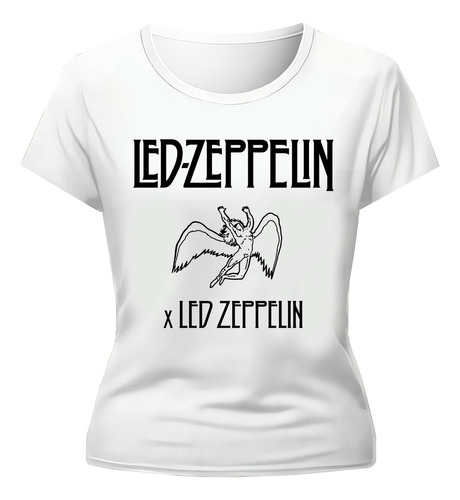 Remera Led Zeppelin Conciertos Liverpool Dama