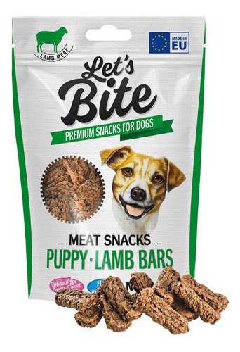 Brit - Lets Bite Puppy Lamb Bar 80g Para Perros