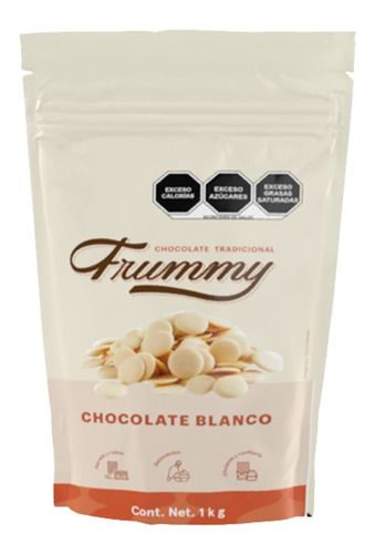 Chocolate Blanco Tradicional Frummy 1kg
