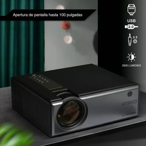 Proyector 3500 Lumenes 100 In Wifi Vga Hdmi Av Usb 1080p