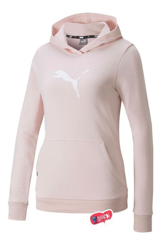 Puma - Sudadera Power Graphic Hoodie - Pink - Chalk Pink