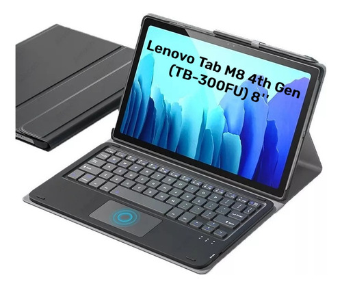 Funda+teclado Táctil Para Lenovo Tab M8 4th Gen(tb-300fu) Ñ