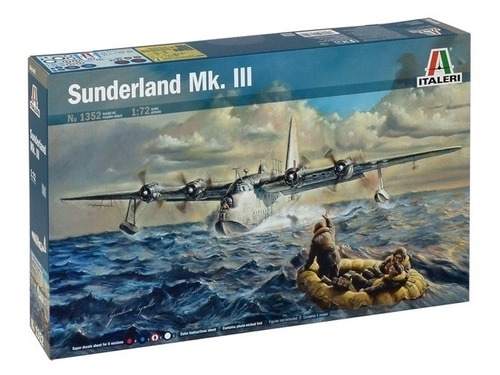 Italeri Kit 1352 Avion Sunderland Mk.3 Hidroavion  1/72 