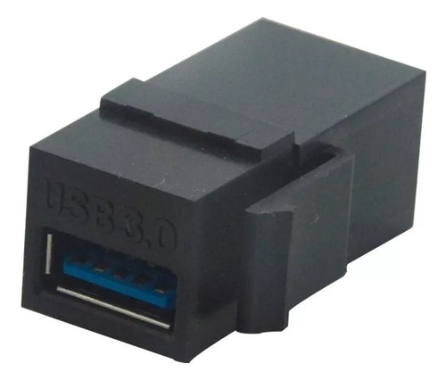 Keystone Preto Usb 3.0 Para Espelho Preto Para Caixa 