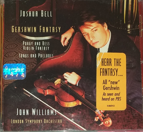 Joshua Bell Gershwin Fantasy Cd John Williams Simphony Imp 