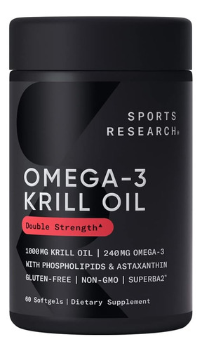 Omega 3 Aceite De Krill Antartico Organico + 1000mg X120caps
