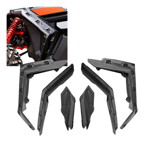 Imagen 1 de 9 de Cantoneras 6 Piezas Can-am Maverick X3 Atv 2017-2019