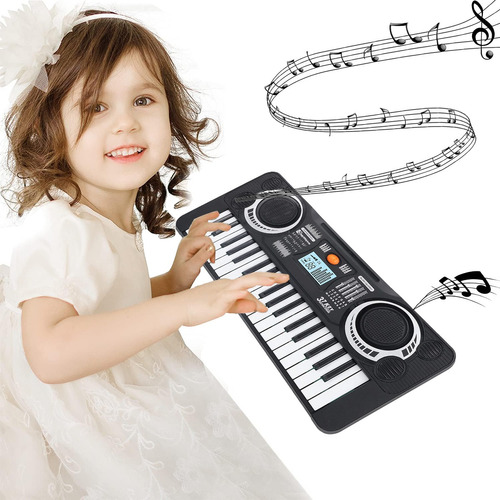 Piano Electrónico Mini Teclado Piano Para Niños 37 Teclas