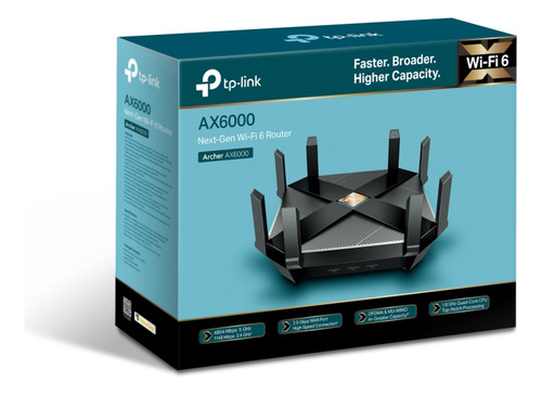 Router Tp-link Archer Wifi6 Gigabit  5952mbps 8 Antenas