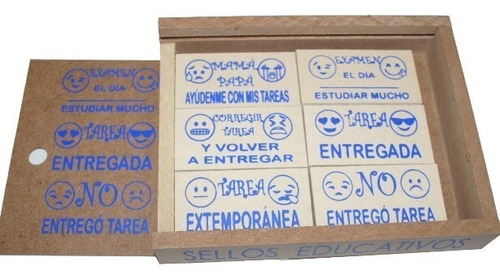 Sellos Educativos, Maestras, Kinder, Primaria, 5 Cajas