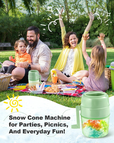 Máquina Conos Nieve Raspado Picadora De Hielo Con Cuchilla