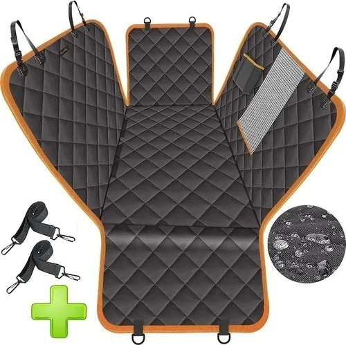 Funda Cubre Asiento Impermeable Auto Mascotas Perro 2 Plazas