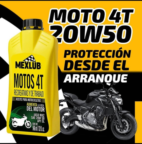 Aceite Para Moto Mexlub 4t 