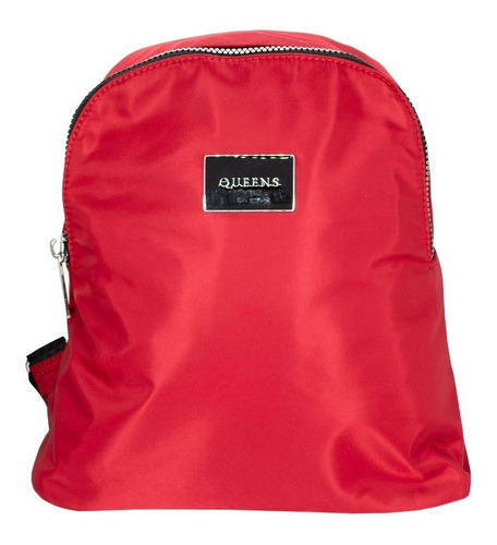 Queens Mochila Bolso Cartera Urbana Mujer Rojo Qv22129