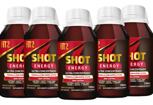 Shot Energy Fit2 Ultra Concentrado Disposição Total 5un