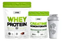 Comprar Star Nutrition Combo Whey Protein Doypack X2lb Sabor Chocolate + Creatina Pura Doypack X300gr + Vaso Shaker 600ml