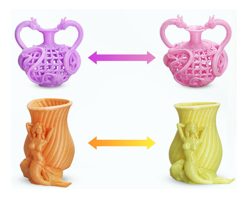 Pla 3d Printer Filament Color Filamento Bom Roxo Para Rosa