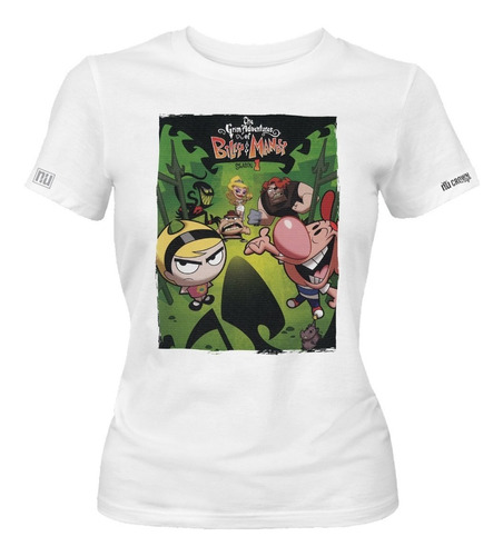 Camiseta Billy Y Mandy Personajes Póster Serie Mujer Idk 