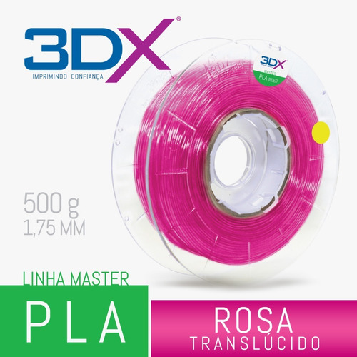 Filamento Pla Ht 1,75 Mm 500g - Tons De Rosa