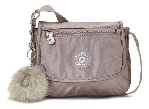 Kipling Sabian Bolsa Mini Crossbody Metallic 100% Original