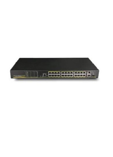 Switch Cctv Poe Ethernet 24 Puertos Cygnus Cy-s1024-300
