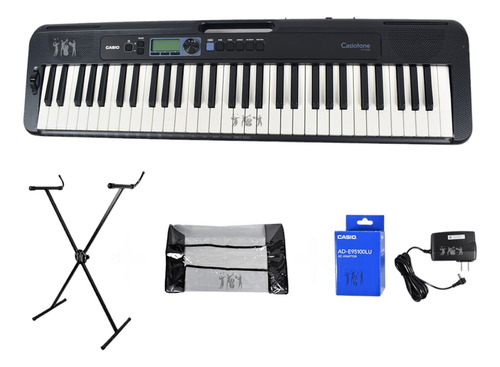 Teclado Casio Ct-s300 + Base + Forro+ Adaptador Ad-e95100lu 