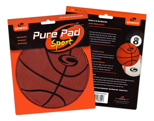 Genesis Almohadilla Puro Deporte Bola De Bolos Wipe Pad- Bal