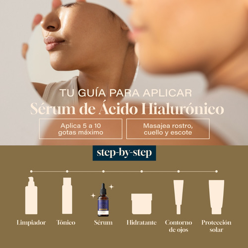 Imagen 4 de 7 de Serum Facial Hidratante 50ml 8x Acido Hialuronico , Colageno