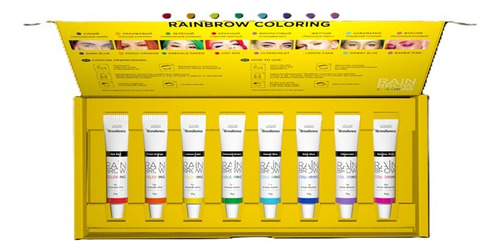 Set De 8 Tintes En Gel Para Cejas Browxenna® Arcoiris