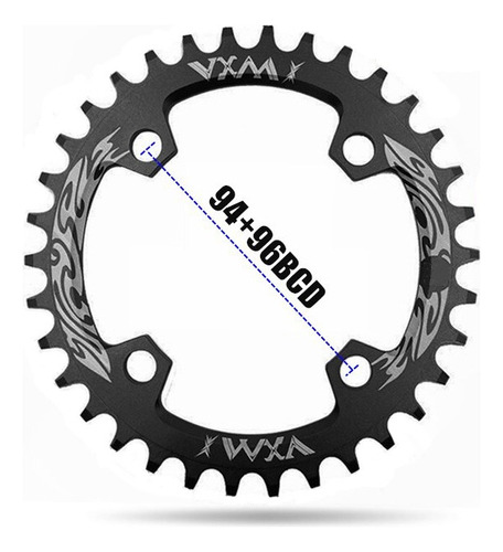 Coroa Unica Vxm Bcd 94 Para Pedivela Sram X1 X01 Gx Nx Bike