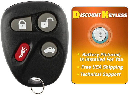 Discount Keyless 25665575 - Mando A Distancia Para Coche Com