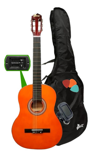 Guitarra Electrocriolla Natural + Funda/afinador
